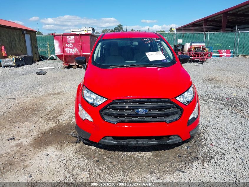 2021 FORD ECOSPORT S - MAJ6S3FL0MC416759