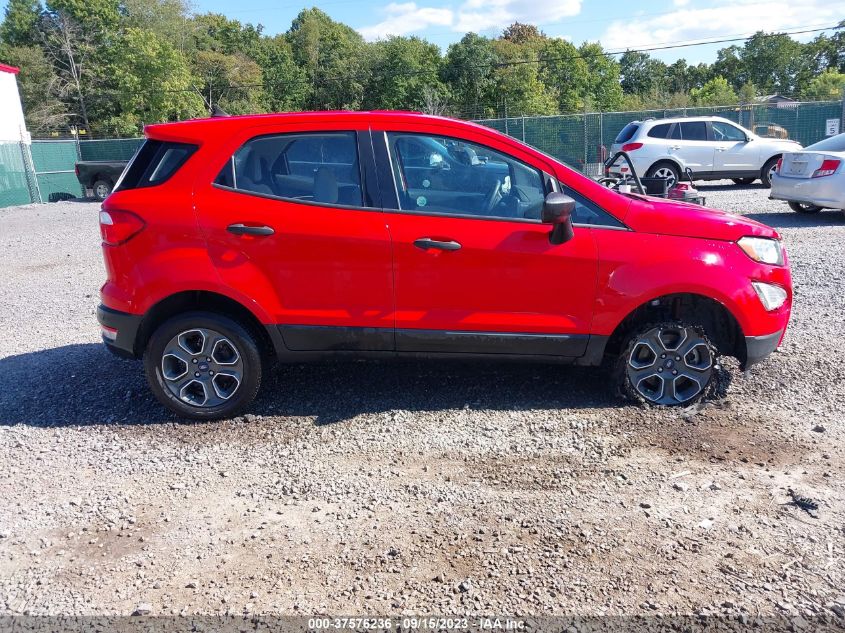 2021 FORD ECOSPORT S - MAJ6S3FL0MC416759
