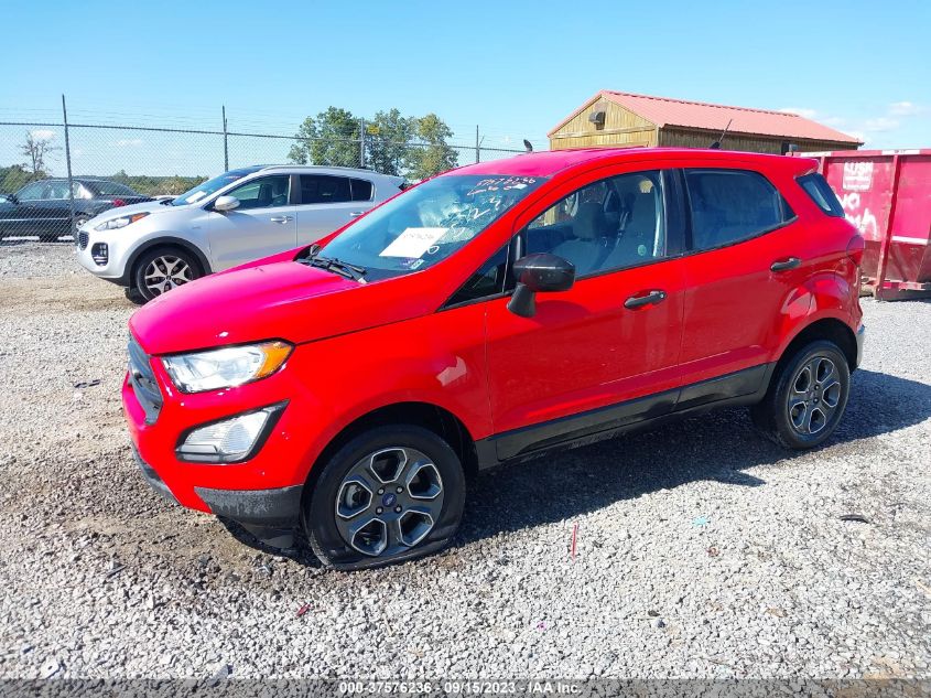2021 FORD ECOSPORT S - MAJ6S3FL0MC416759