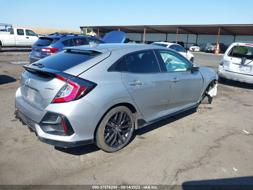 2020 HONDA CIVIC HATCHBACK SPORT - SHHFK7H45LU415081