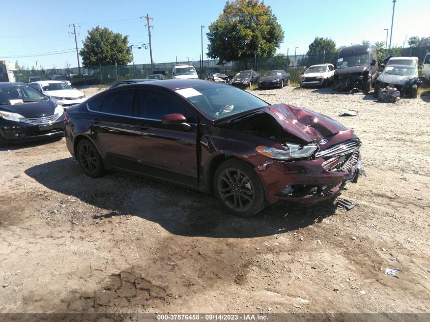 2018 FORD FUSION SE - 3FA6P0HD3JR285510