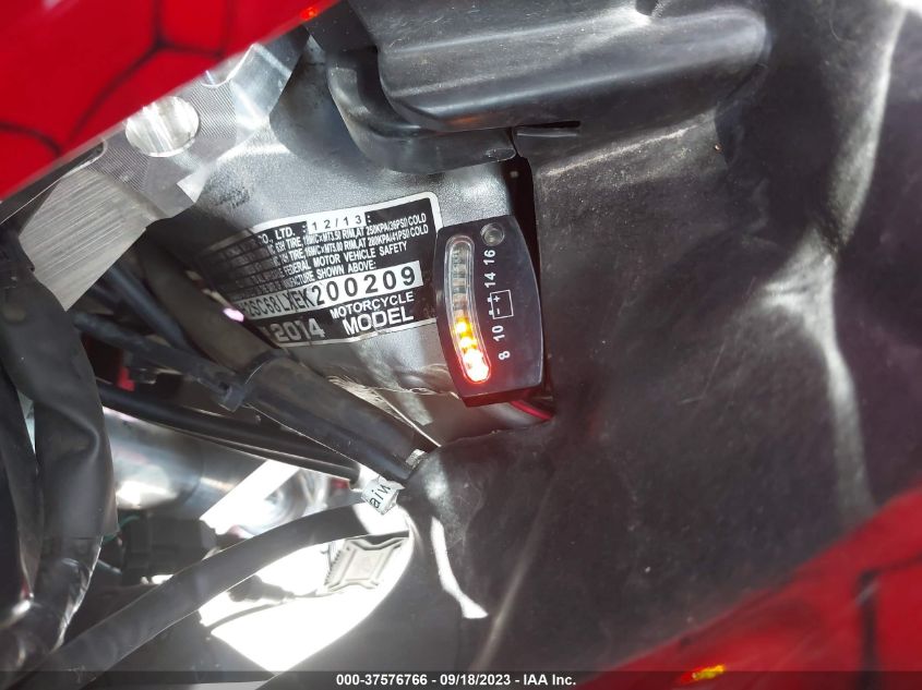 2014 HONDA MOTORCYCLE JH2C68LXEK200209