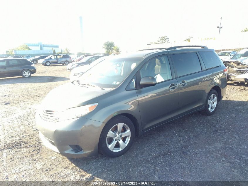 2013 TOYOTA SIENNA LE - 5TDKK3DC6DS342824