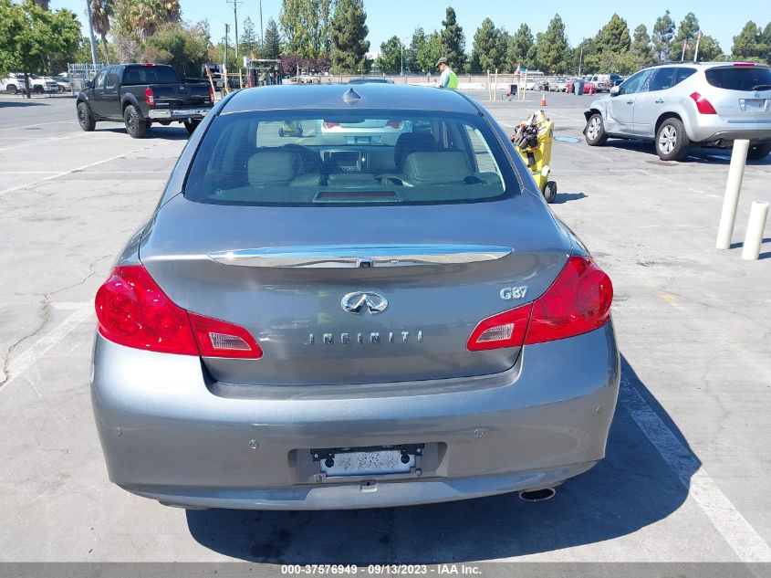 2013 INFINITI G37 SEDAN JOURNEY JN1CV6AP9DM710996