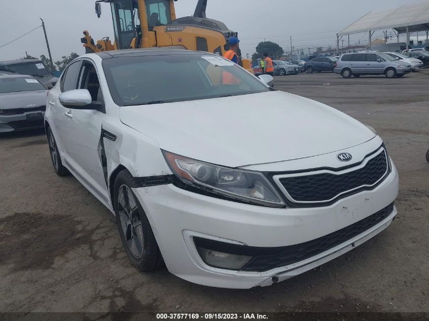 2013 KIA OPTIMA HYBRID EX - KNAGM4AD8D5043101