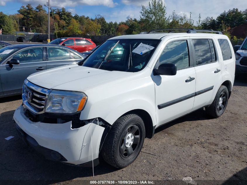 2014 HONDA PILOT LX - 5FNYF4H22EB025781