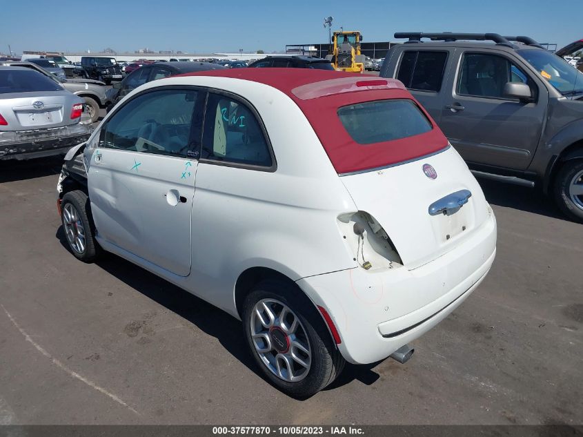 2014 FIAT 500C POP 3C3CFFDR7ET252785