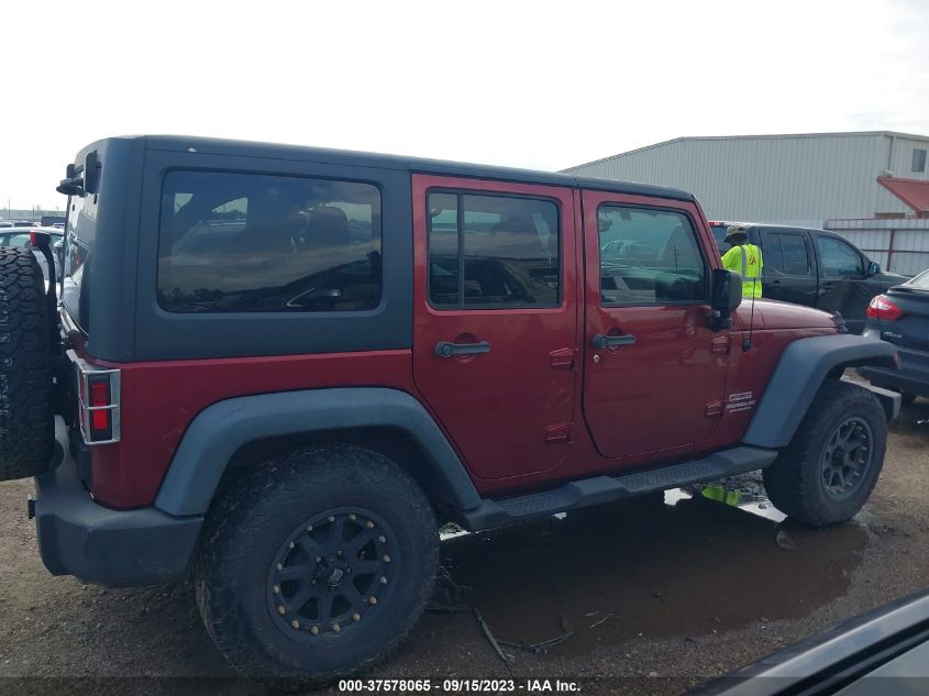 2013 JEEP WRANGLER UNLIMITED SPORT - 1C4BJWDG1DL605410