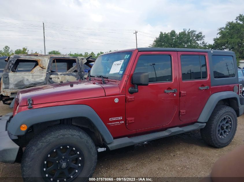 2013 JEEP WRANGLER UNLIMITED SPORT - 1C4BJWDG1DL605410