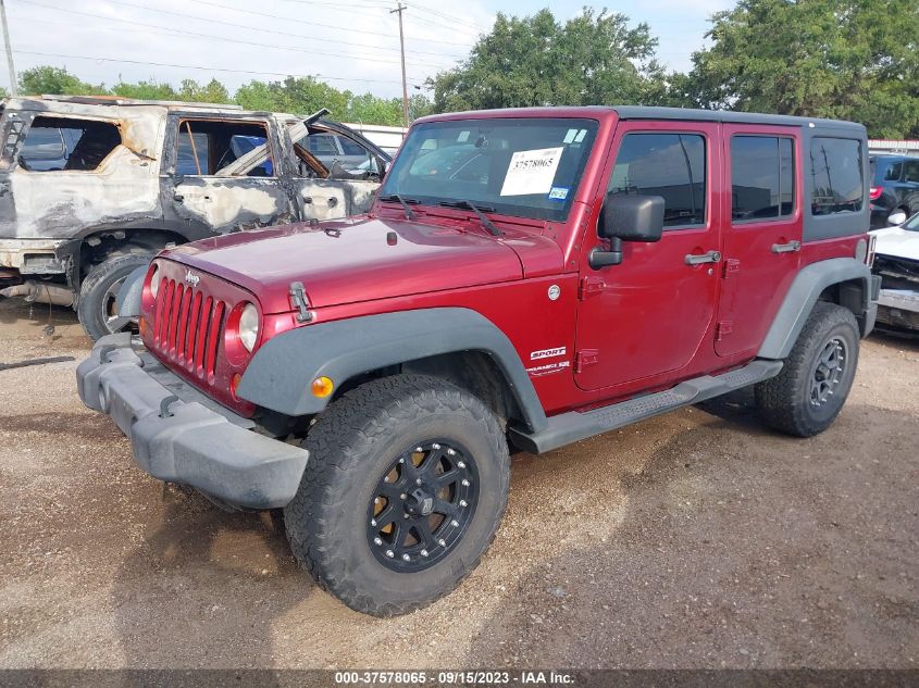2013 JEEP WRANGLER UNLIMITED SPORT - 1C4BJWDG1DL605410