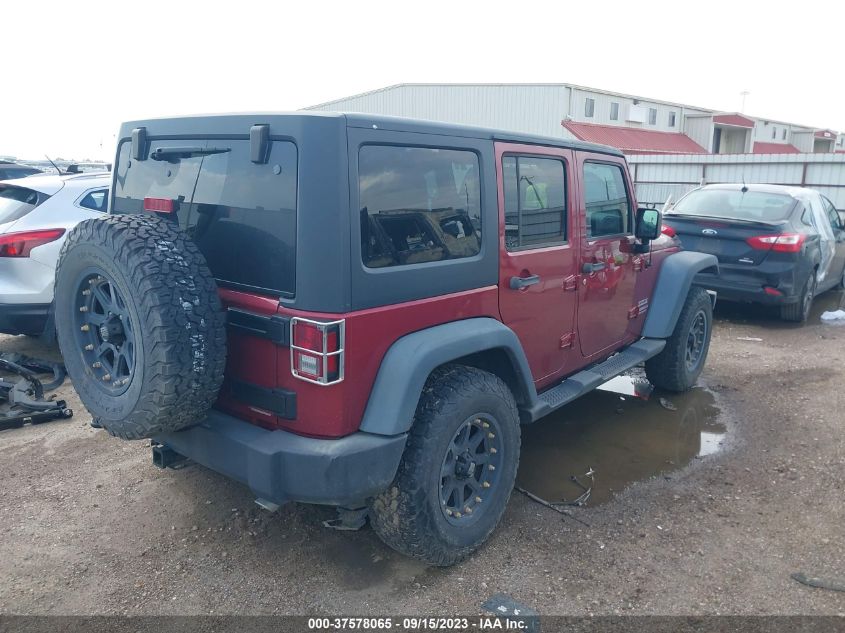 2013 JEEP WRANGLER UNLIMITED SPORT - 1C4BJWDG1DL605410