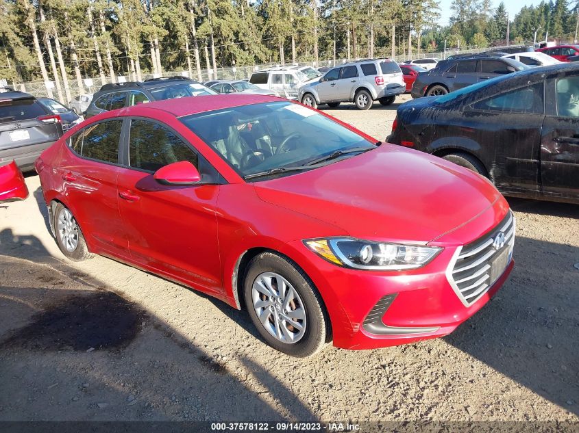 2017 HYUNDAI ELANTRA SE - 5NPD74LF7HH151114