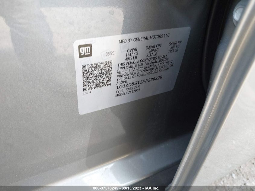 2023 CHEVROLET MALIBU LT - 1G1ZD5ST2PF239226