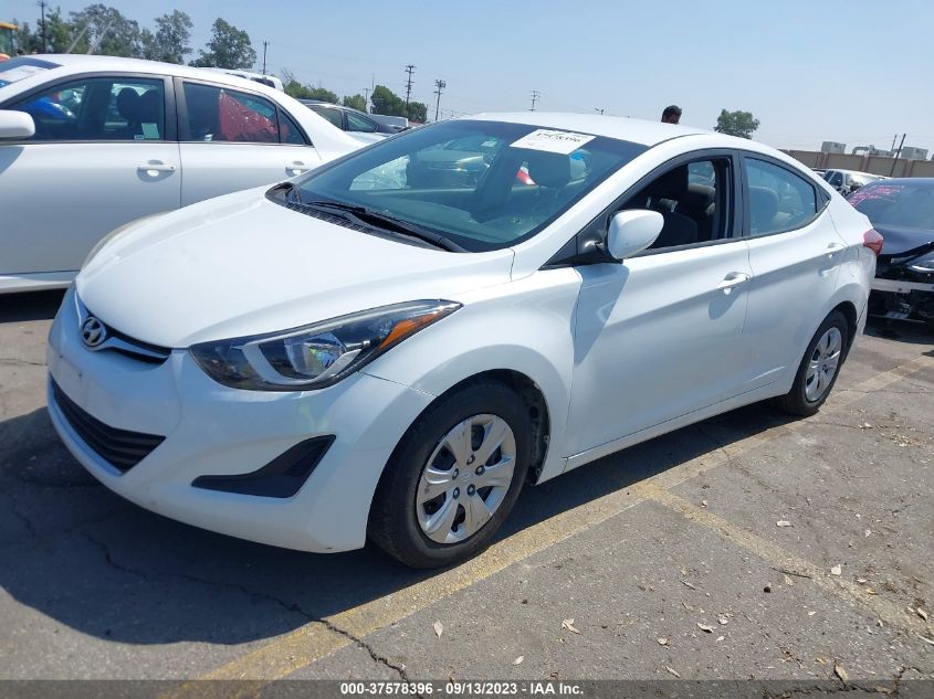 2016 HYUNDAI ELANTRA SE - 5NPDH4AEXGH718552