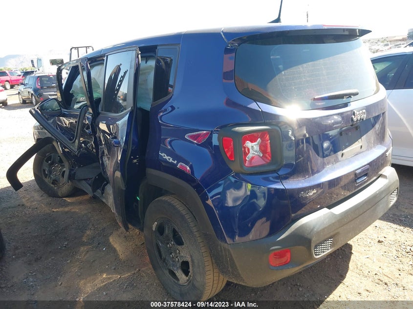 VIN ZACNJAAB2LPL86473 2020 JEEP RENEGADE SPORT