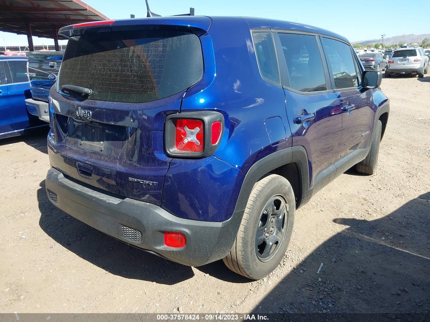 VIN ZACNJAAB2LPL86473 2020 JEEP RENEGADE SPORT