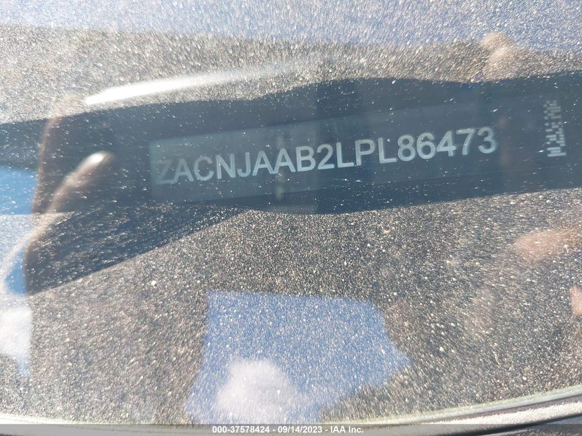 VIN ZACNJAAB2LPL86473 2020 JEEP RENEGADE SPORT