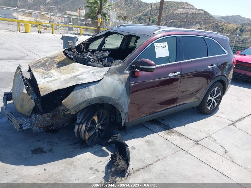 2017 KIA SORENTO EX V6 - 5XYPH4A58HG296609