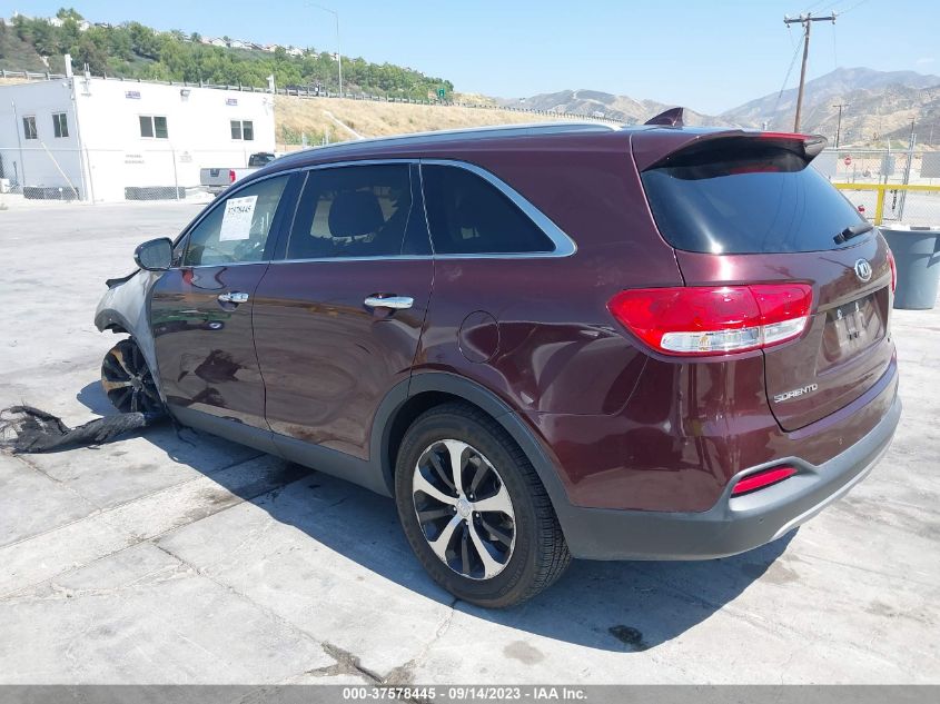 2017 KIA SORENTO EX V6 - 5XYPH4A58HG296609