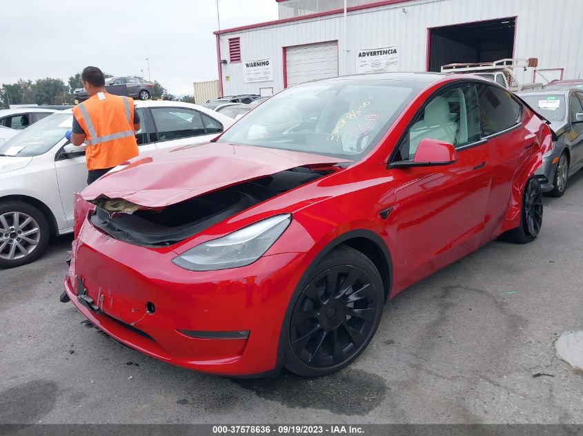 2023 TESLA MODEL Y LONG RANGE - 7SAYGAEE9PF796000