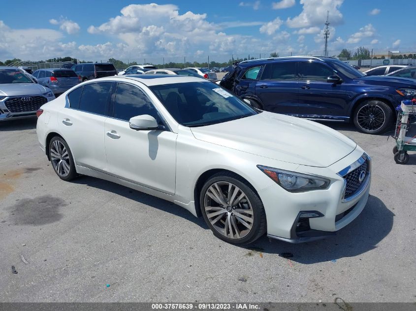 JN1EV7CP4MM706642 Infiniti Q50 3.0T SENSORY