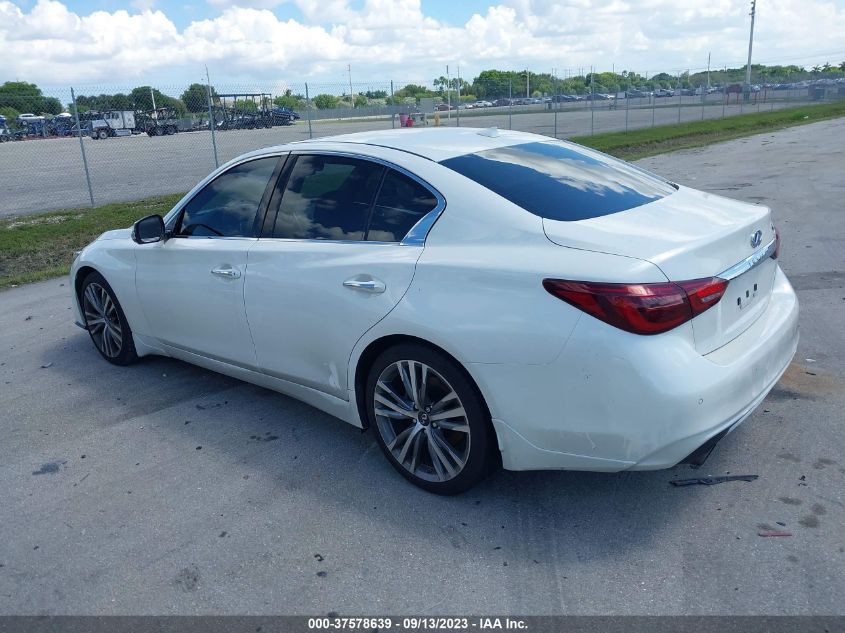 JN1EV7CP4MM706642 Infiniti Q50 3.0T SENSORY 3