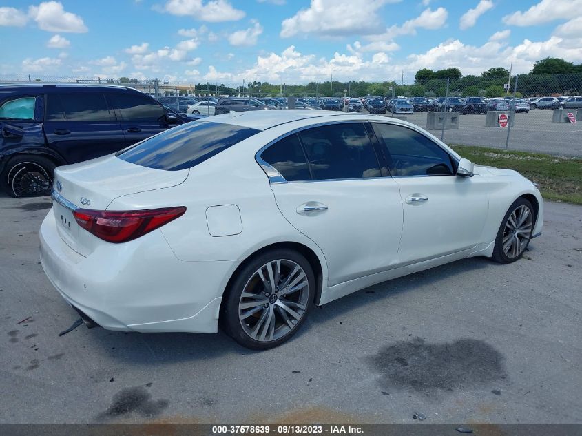 JN1EV7CP4MM706642 Infiniti Q50 3.0T SENSORY 4