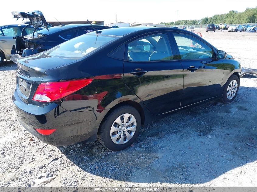 2017 HYUNDAI ACCENT SE - KMHCT4AE7HU287228
