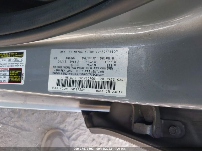 2013 MAZDA MAZDA3 I SV - JM1BL1TF2D1780900