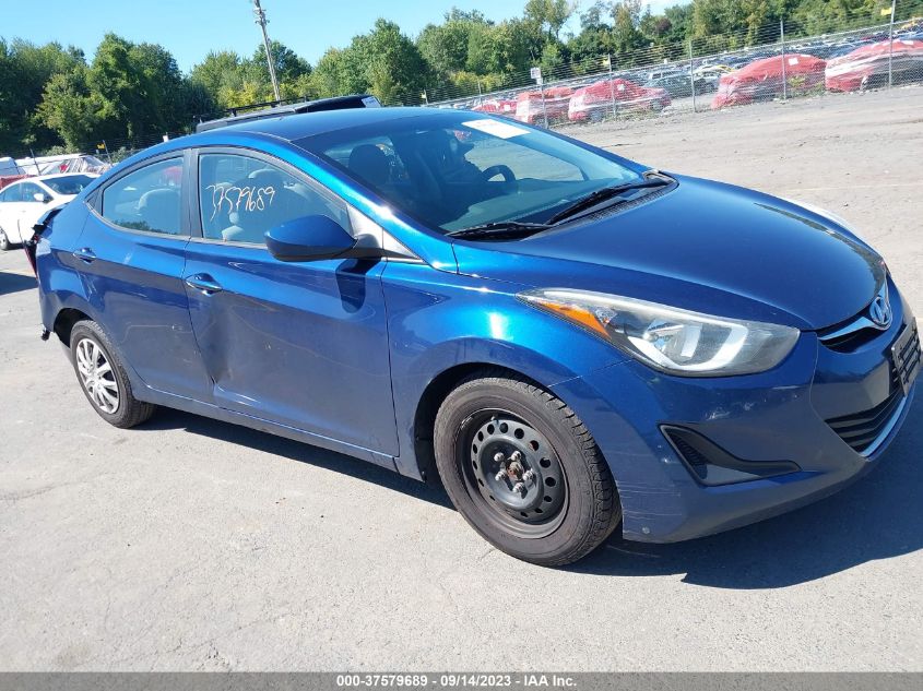 2016 HYUNDAI ELANTRA SE - 5NPDH4AE9GH710460