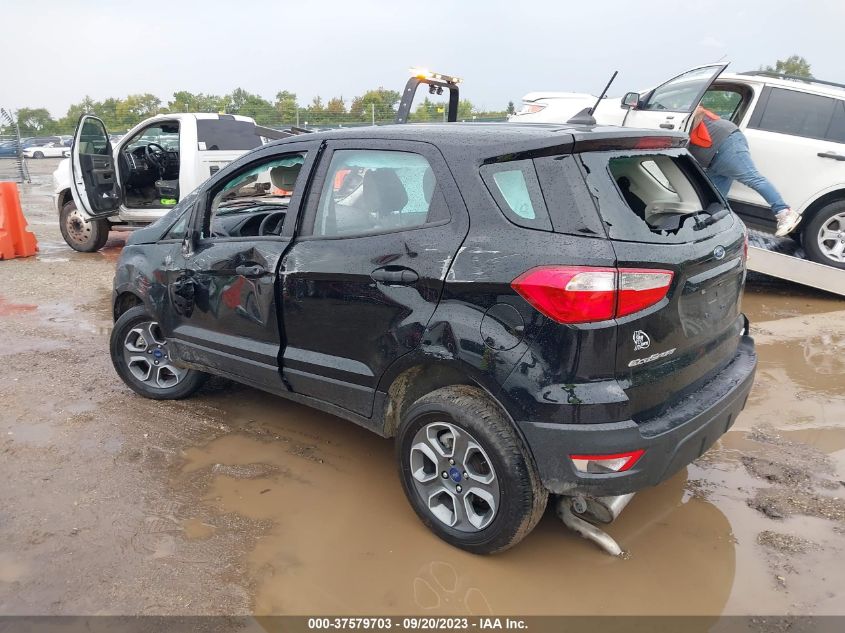 2022 FORD ECOSPORT S - MAJ6S3FL4NC467649