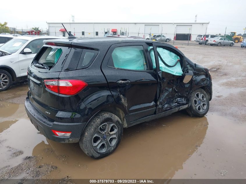 2022 FORD ECOSPORT S - MAJ6S3FL4NC467649