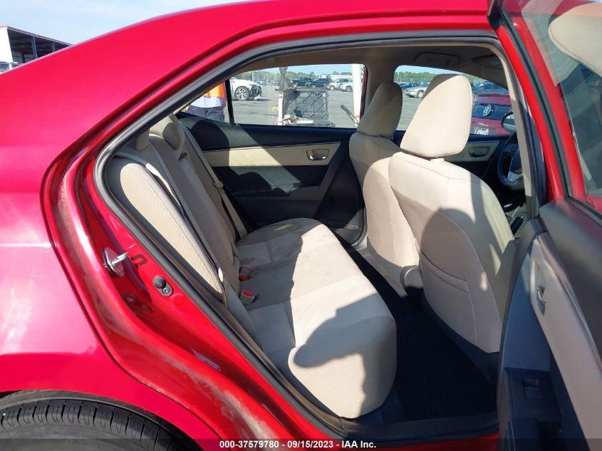 2015 TOYOTA COROLLA L/LE/S/S PLUS/LE PLUS - 2T1BURHE1FC339768