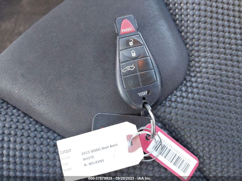 2015 DODGE DART SXT - 1C3CDFBB3FD119766