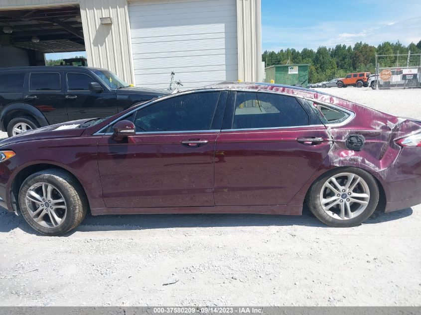 2018 FORD FUSION SE - 3FA6P0HD8JR185872