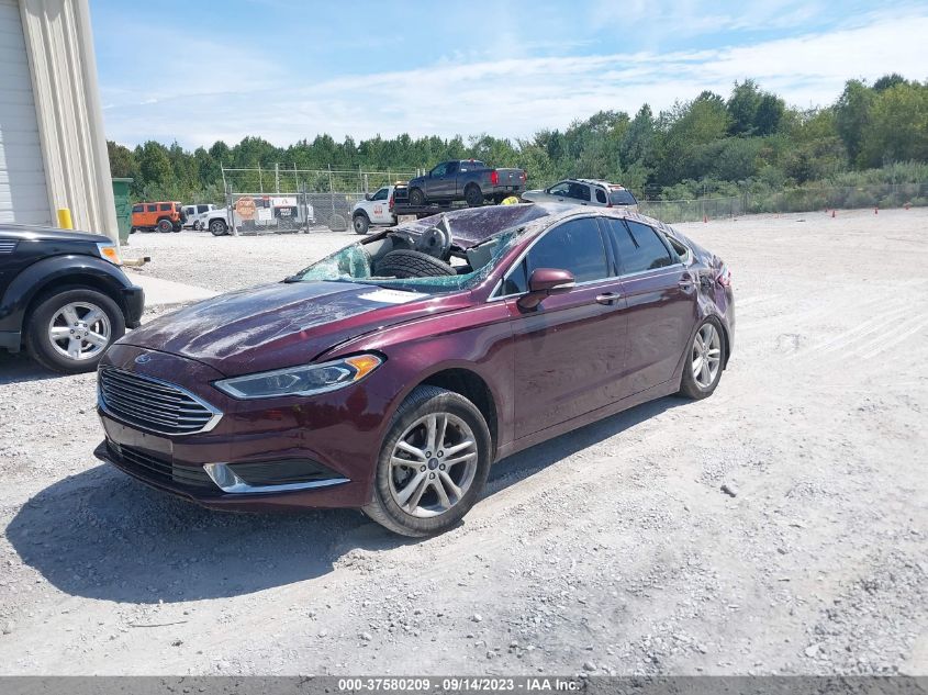 2018 FORD FUSION SE - 3FA6P0HD8JR185872