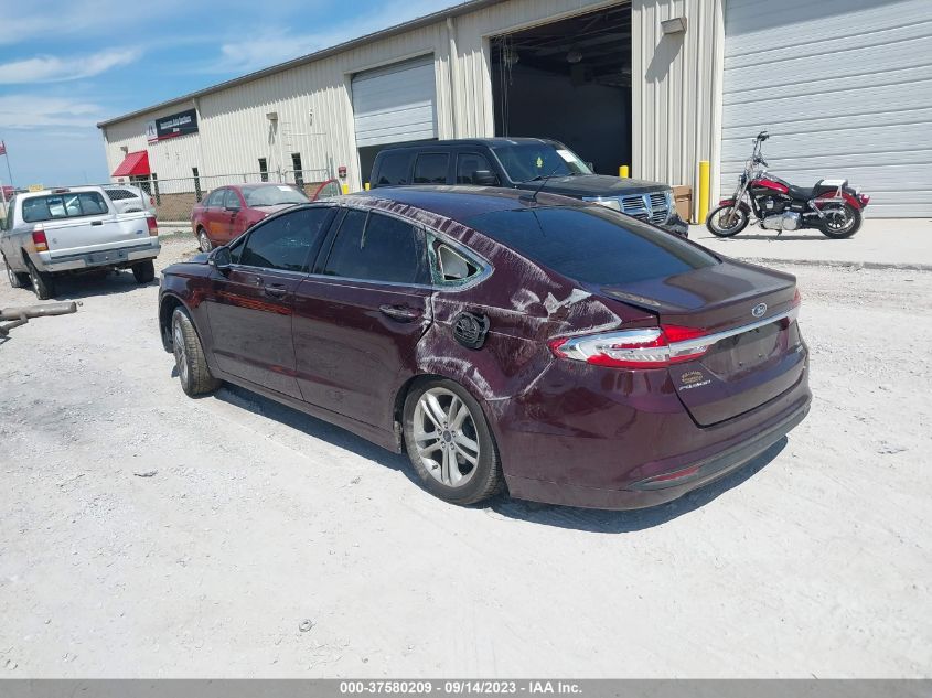 2018 FORD FUSION SE - 3FA6P0HD8JR185872