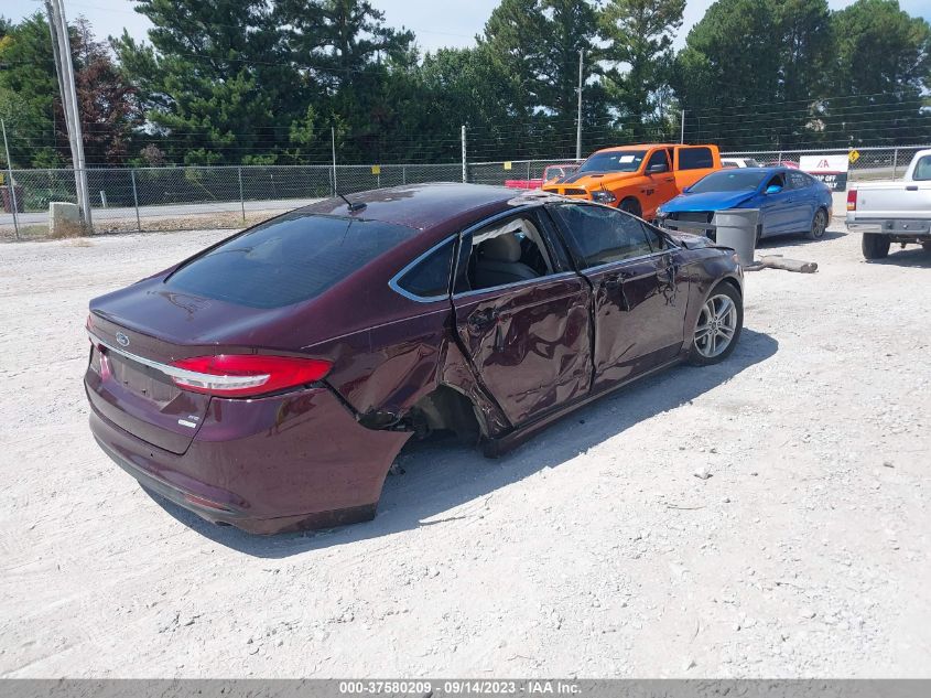 2018 FORD FUSION SE - 3FA6P0HD8JR185872