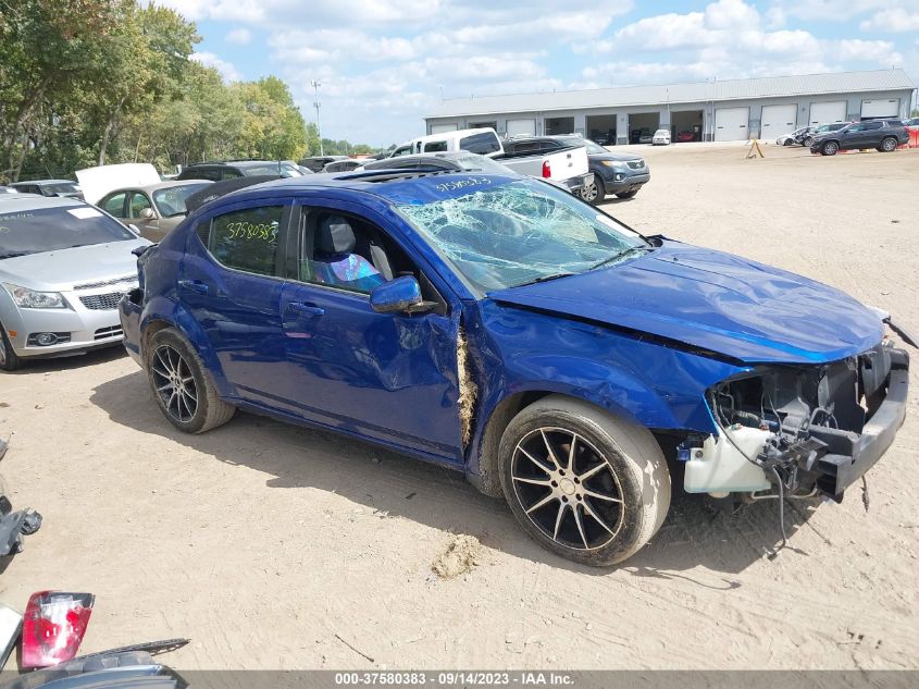 2013 DODGE AVENGER SXT - 1C3CDZCB9DN541600