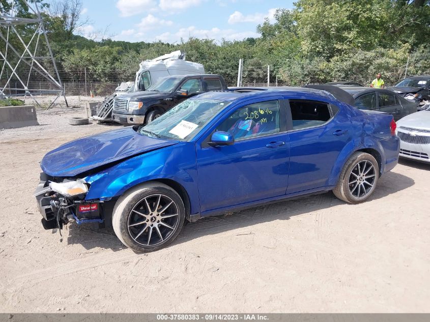 2013 DODGE AVENGER SXT - 1C3CDZCB9DN541600