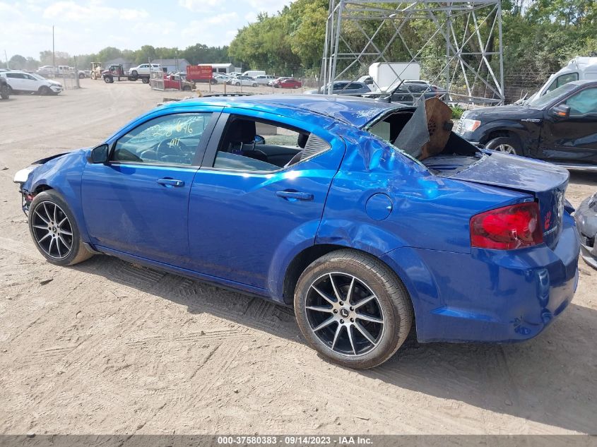 2013 DODGE AVENGER SXT - 1C3CDZCB9DN541600