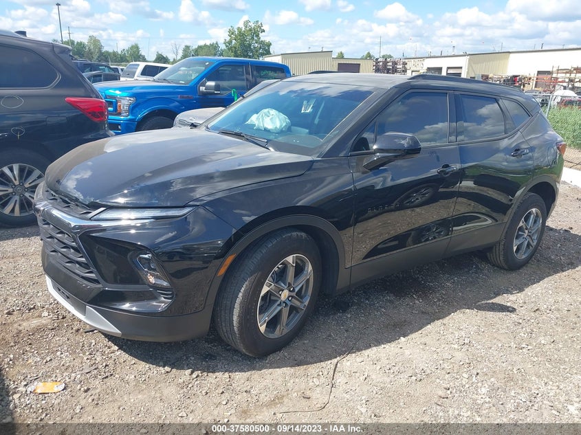 VIN 3GNKBCR45PS220593 2023 CHEVROLET BLAZER LT