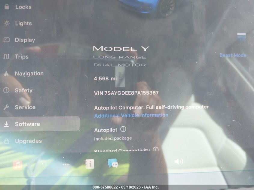 2023 TESLA MODEL Y LONG RANGE - 7SAYGDEE8PA155367