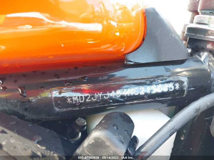 2022 KTM 390 RC MD2JYJ404NC215085