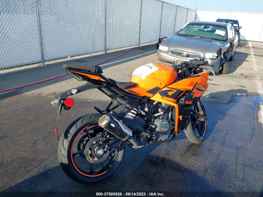 2022 KTM 390 RC MD2JYJ404NC215085