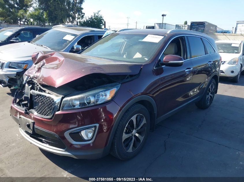 2016 KIA SORENTO EX - 5XYPH4A50GG128378