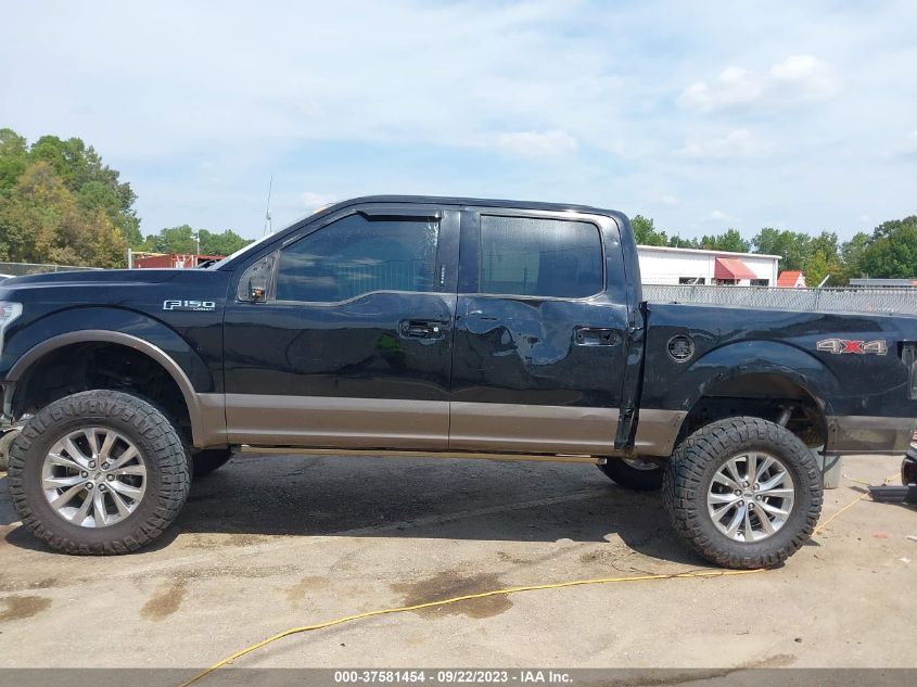2016 FORD F-150 XLT/XL/LARIAT/PLATINUM - 1FTEW1EF0GFD12589