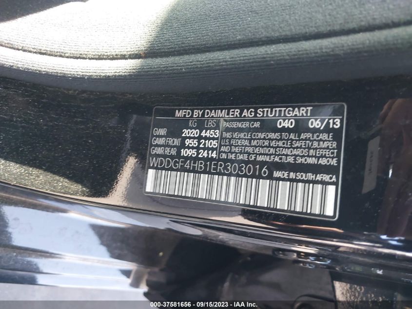2014 MERCEDES-BENZ C-CLASS C 250 - WDDGF4HB1ER303016