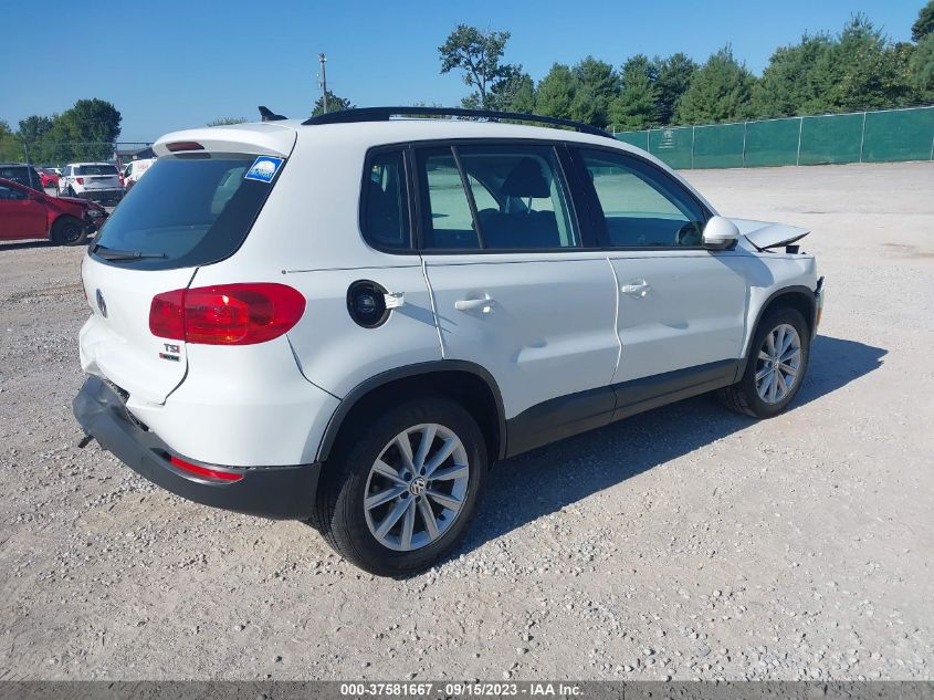 2017 VOLKSWAGEN TIGUAN - WVGBV7AX2HK054328