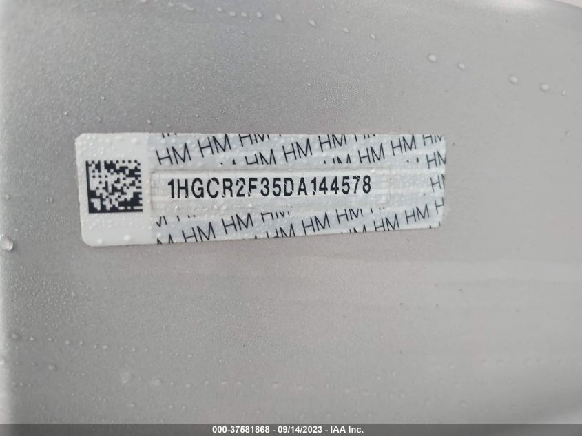 2013 HONDA ACCORD LX - 1HGCR2F35DA144578